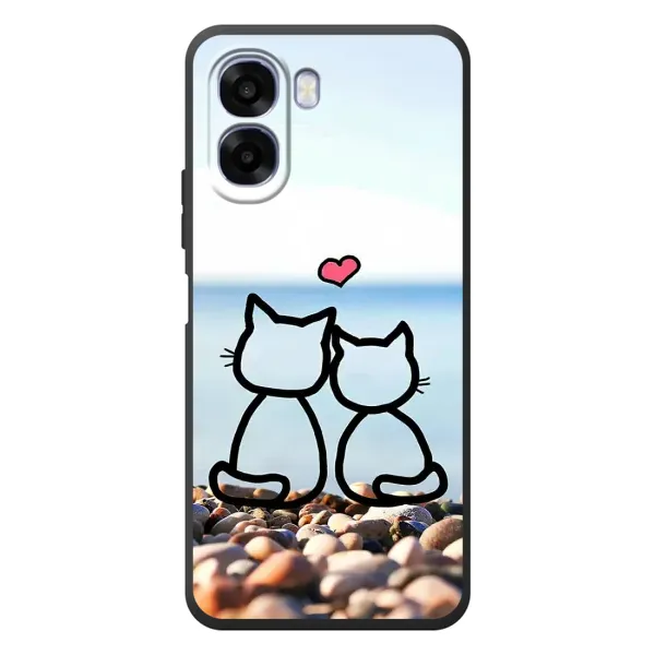 Чехол с рисунком «Котейки» для OPPO A6x Чехол с рисунком «Котейки» для OPPO A6x