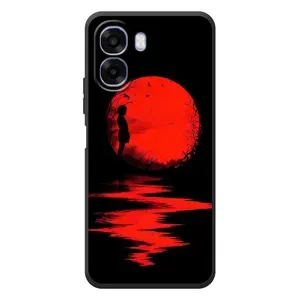 Летний Чехол на OPPO A6x (Красный Закат)