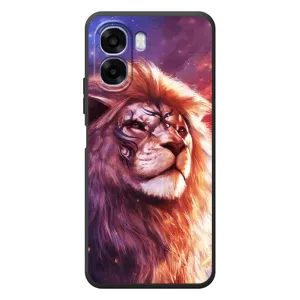 Чехол с картинкой на OPPO A6x (Красочный ЛЕВ)