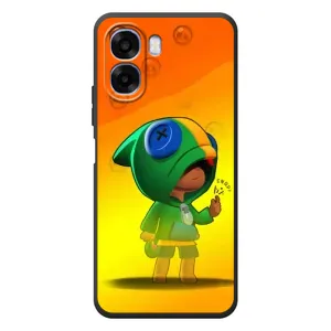 Чохол Бравл Старс для OPPO A6x (LEON в кофті)