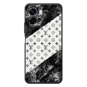 Чохол Стиль Louis Vuitton на OPPO A6x (LV на білому)