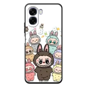 Чехол с принтом Лабубу для OPPO A6x (Маленькие Лабубу)