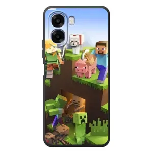 Чохли для OPPO A6x (Персонажі МайнКрафт) (Майн-крафт)