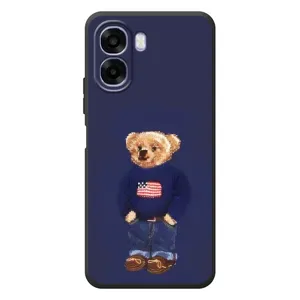 Чехол с рисунком «Мишка USA» для OPPO A6x