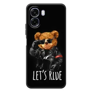 Чехол с рисунком «Модный Мишка» для OPPO A6x