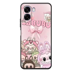 Чохол з принтом Лабубу для OPPO A6x (Монстри Лабубу)
