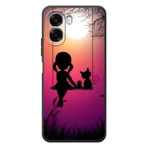 Дівчачий Чохол для OPPO A6x (На гойдалці)
