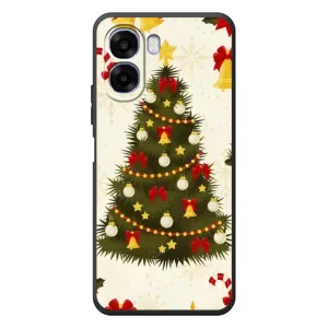 Чехол Новогодняя Елка на OPPO A6x (Новогодний принт)