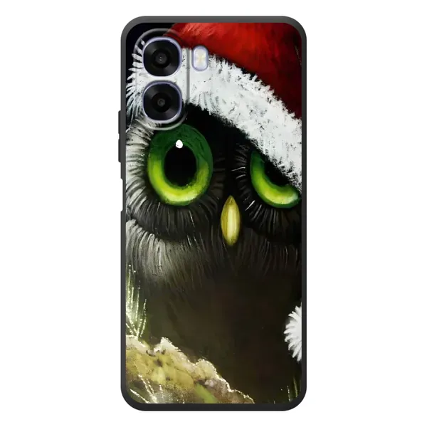 Чехол с рисунком «Новогодняя Сова» для OPPO A6x Чехол с рисунком «Новогодняя Сова» для OPPO A6x