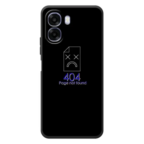 Чехол с рисунком «Ошибка 404» для OPPO A6x Чехол с рисунком «Ошибка 404» для OPPO A6x