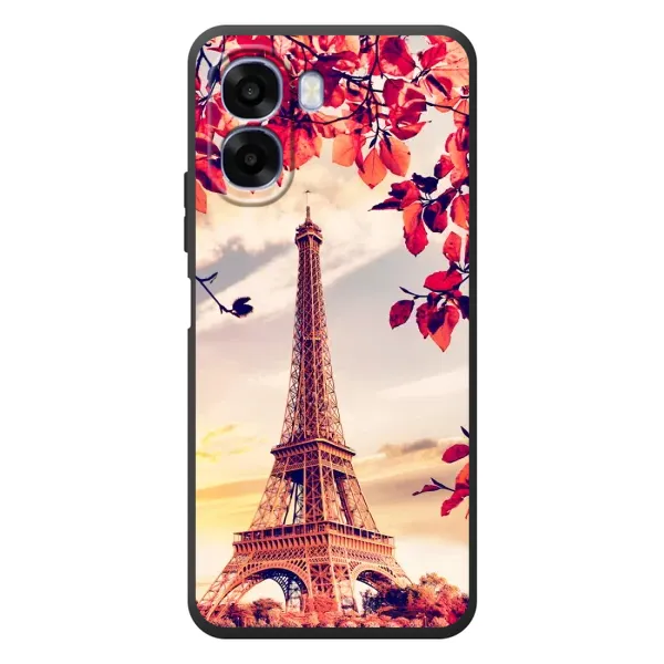 Чехол с рисунком «Paris photo» для OPPO A6x