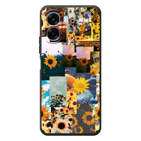 Чехол с рисунком «Подсолнуховый дизайн» для OPPO A6x Чехол с рисунком «Подсолнуховый дизайн» для OPPO A6x