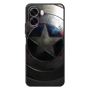 Чохол с Щітом Капітана Америки на OPPO A6x (Ретро Щит Капітана)