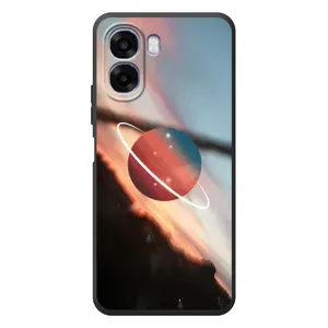 Чехол (ТПУ) с планетами на OPPO A6x (Сатурн)