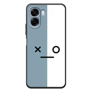 Чехол с рисунком «Серо-белый» для OPPO A6x
