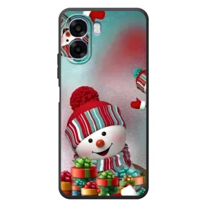 Чохли на Новий Рік OPPO A6x (Сніговик в шапці)