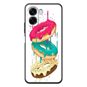 Чехол с изображением вкусной еды для OPPO A6x (Сочные пончики)
