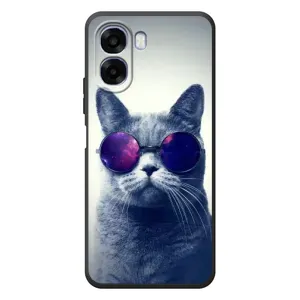 Бампер с изображением Котиков для ОППО А6х (Стильный КОТ)
