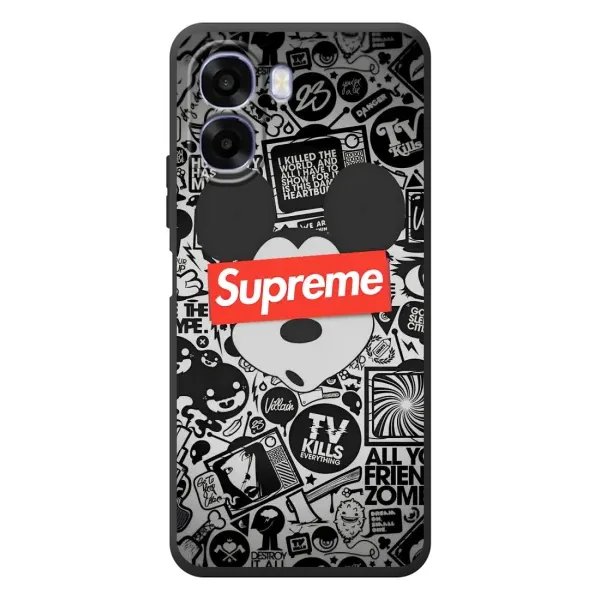 Чехол с рисунком «Supreme Маус» для OPPO A6x Чехол с рисунком «Supreme Маус» для OPPO A6x