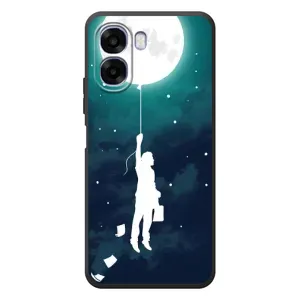Чехол (ТПУ) с планетами на OPPO A6x (To The moon)