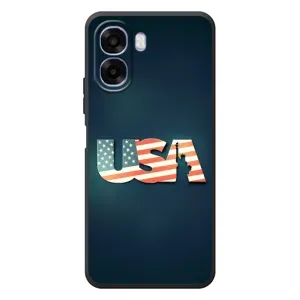 Чехол Флаг USA для OPPO A6x (USA)
