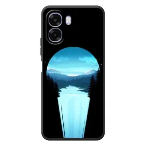 Летний Чехол на OPPO A6x (Синий Водопад)