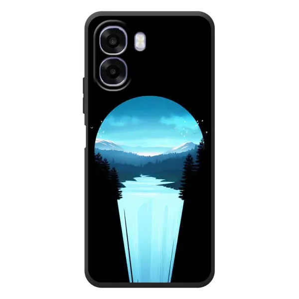 Чехол с рисунком «Синий Водопад» для OPPO A6x