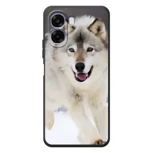 Чехол с Волком на OPPO A6x (Волк на снегу)