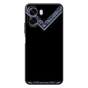Силиконовый Чехол на OPPO A6x (Воротник вышиванки)