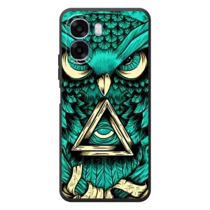 Чехлы с принтом СОВЫ для OPPO A6x (Зеленая сова)