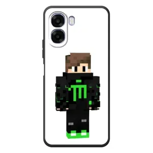 Чохли для OPPO A6x (Персонажі МайнКрафт) (Зелений хлопчик)
