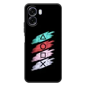 Чехол с рисунком «Значки Sony» для OPPO A6x
