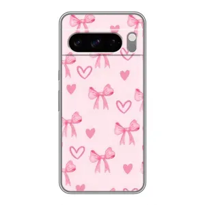 Чехол банты для OPPO A7 Pro (Бантики и сердечки)
