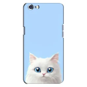 Чехол на тематику: Коты для OPPO A71 (Белый кот)