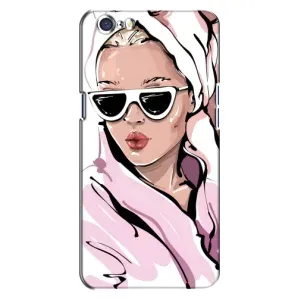 Чохол з картинкою Модні Дівчата Oppo A71 (Дівчина в халаті)