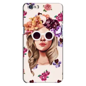 Чохол з картинкою Модні Дівчата Oppo A71 (Дівчина в окулярах)