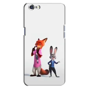 Силіконовий чохол з принтом Зоотрополіс для Oppo A71 (Джуді і Нік)