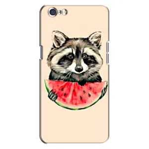 Силиконовый Чехол с Енотами на Oppo A71 (Енот)
