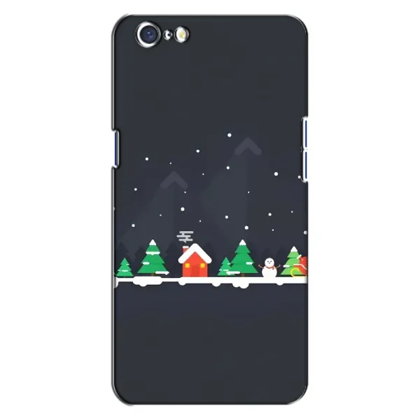 Чехол с рисунком «Город зимний» для OPPO A71 Чехол с рисунком «Город зимний» для OPPO A71