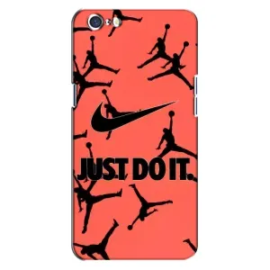 Силиконовый Чехол Nike Air Jordan на Оппо А71 (Just Do It)