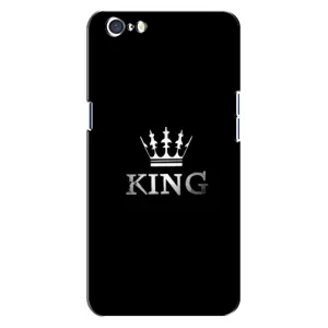 Чохол (Корона на чорному фоні) для Оппо А71 (KING)