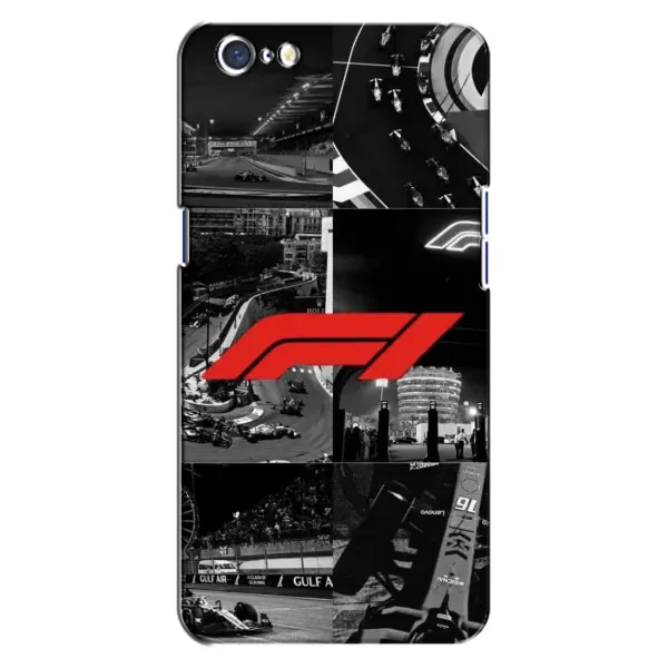 Чехол с рисунком «Коллаж Формула 1» для OPPO A71