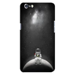 Силіконовый Чохол з принтом "Космонавти" на Oppo A71 (Космонавт романтик)