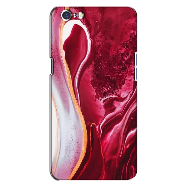 Чехол с рисунком «Красный мрамор» для OPPO A71 Чехол с рисунком «Красный мрамор» для OPPO A71