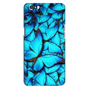 Силиконовый бампер с картинкой животных для Oppo A71 (Крылья бабочек)