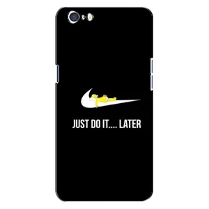 Силиконовый Чехол на Oppo A71 с картинкой Nike (Later)