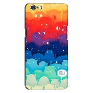 Силиконовый чехол с котиком для Oppo A71 (Mew)
