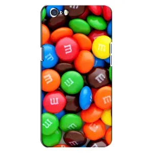 Чохол з зображенням смачної їжі для Oppo A71 (Різнокольорові M&M'S)
