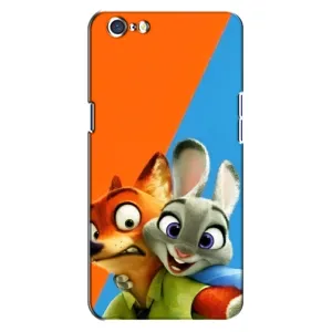 Чехлы ЗВЕРОПОЛИС для Oppo A71 (Ник и Хопс)