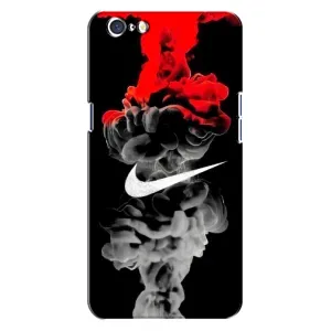 Силиконовый Чехол на Oppo A71 с картинкой Nike (Nike дым)